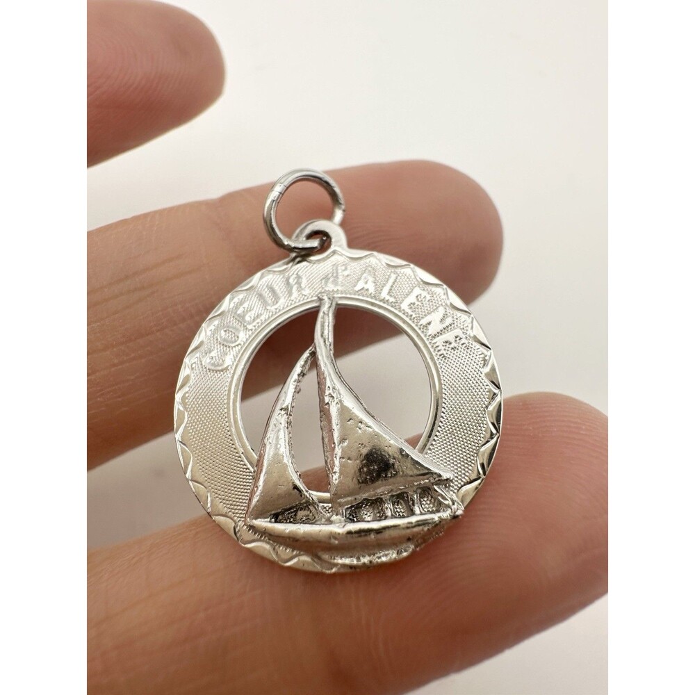 Vintage Sterling Silver Coeur d’ Alene Charm